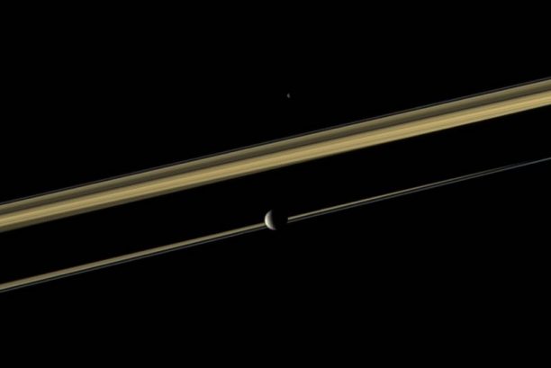 Saturn's Rings and Moons
