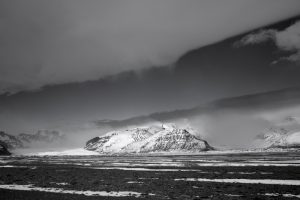 Svinafellsjokull Under Sky