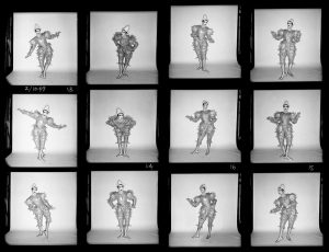 David Bowie Scary Monsters Clown Contact Sheet