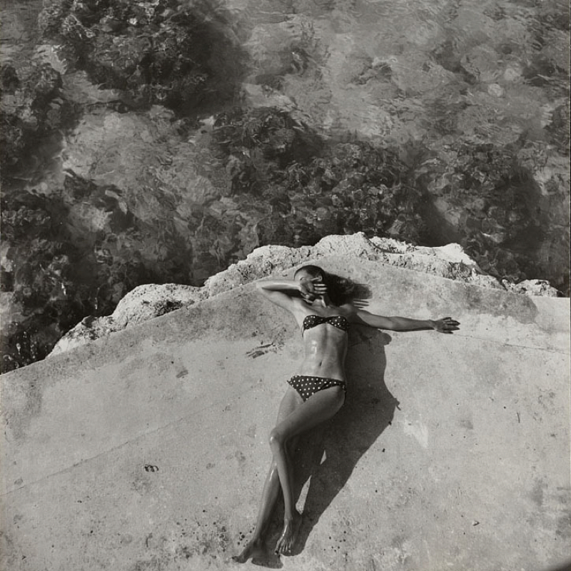 Model On The Beach